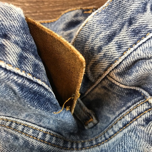 Tommy Jeans Mens Classic Y2K Vintage 2000s Blue Denim Faded Jean Shorts Size 36 - Picture 9 of 11